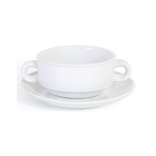TAZA CONSOME CAMBRIDGE C/PLATO 30CL
